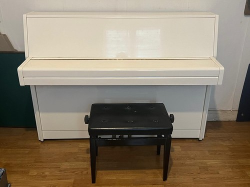 Piano droit blanc - yamaha, m108